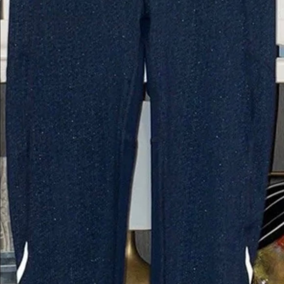 Sweaty Betty The Zero Gravity 7/8 Leggings in Blue Shimmer-NWOT, Size small - Picture 4 of 7